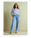 RED BUTTON SRB4145 COLETTE BLEACH DENIM HIGHRISE